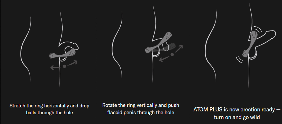 Diagram on how to use the Pulse Solo from Hot Octopuss