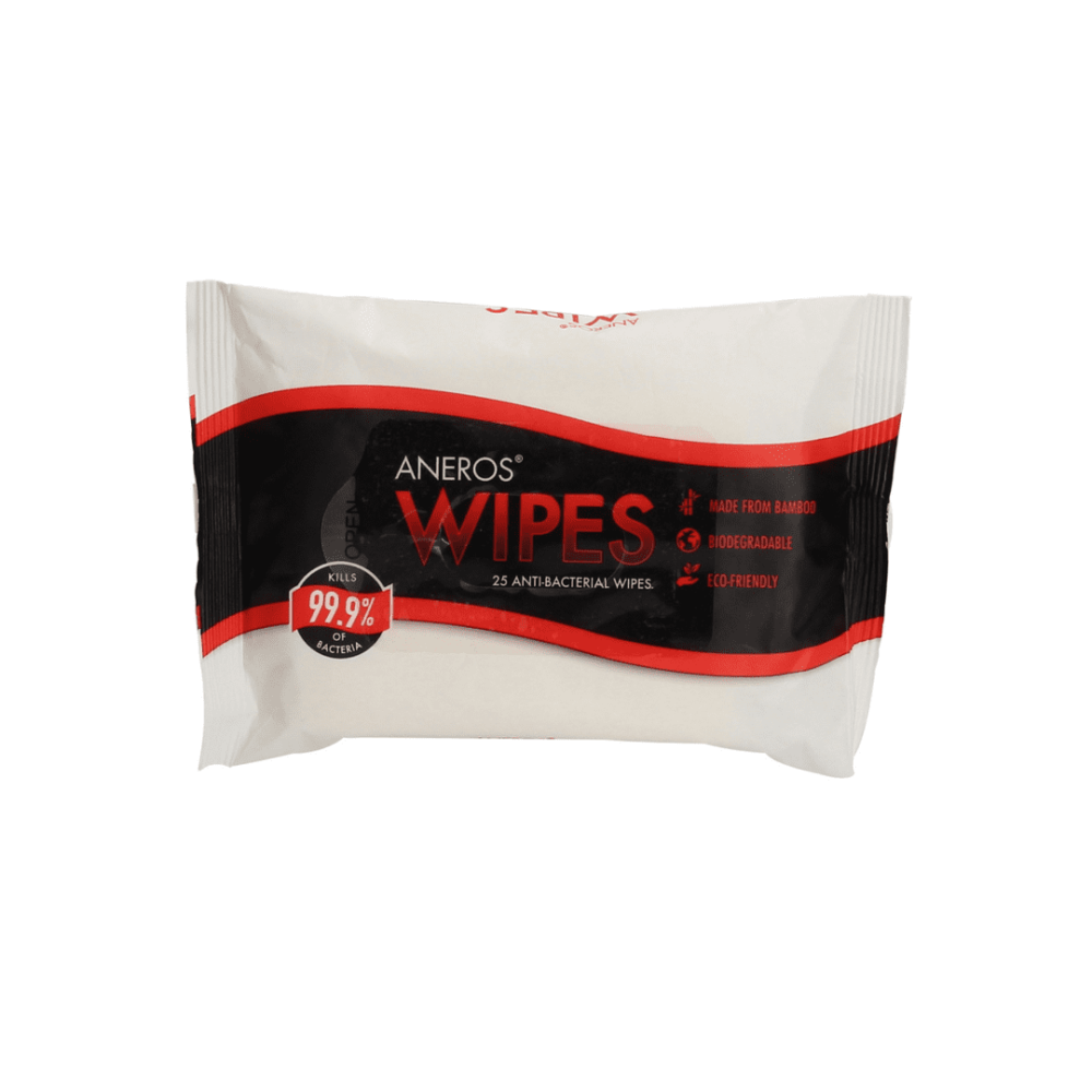 Aneros Anti-Bacterial Wipes (25 wipes)