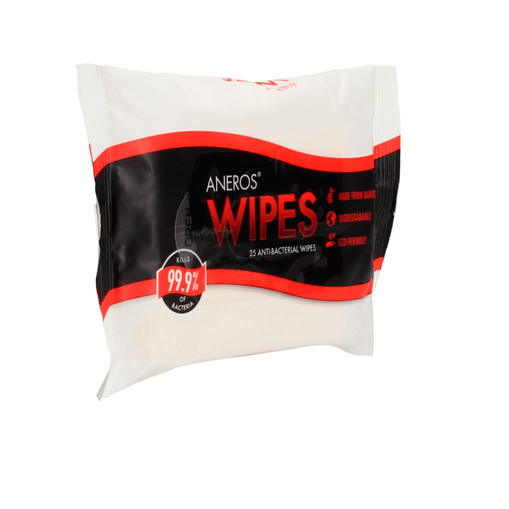 Aneros Anti-Bacterial Wipes (25 wipes)