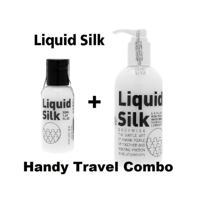 LIQUID SILK Lube - Handy Little 'n' Large Combo