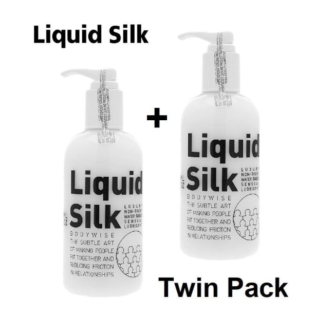 LIQUID SILK luxury lubricant  - TWIN PACK (2x250mls)