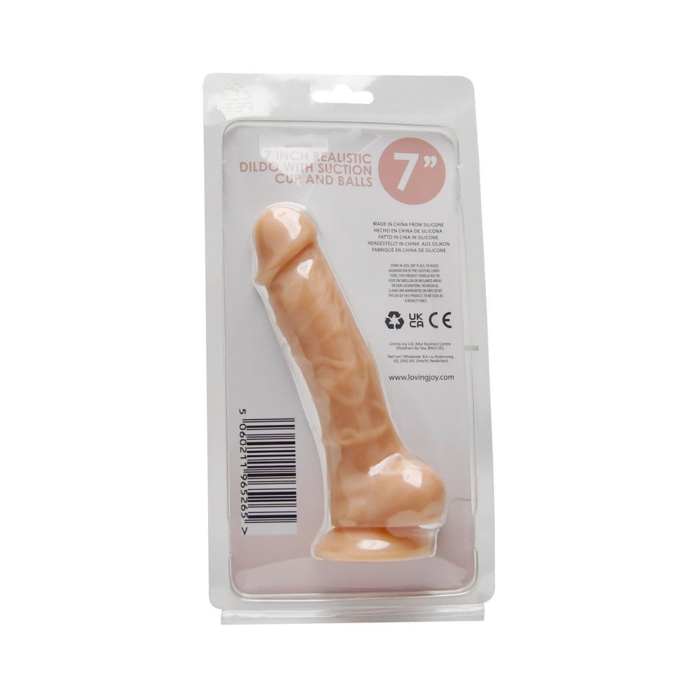 Loving Joy Realistic 7 inch Silicone Dildo