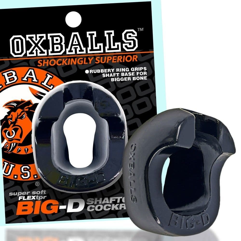 Oxballs Big-D Shaft Grip Cockring (Black)