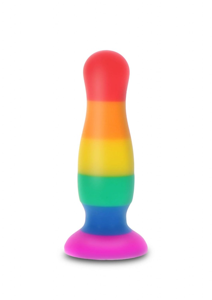 Happy Stuffer Rainbow Silicone Butt Plug